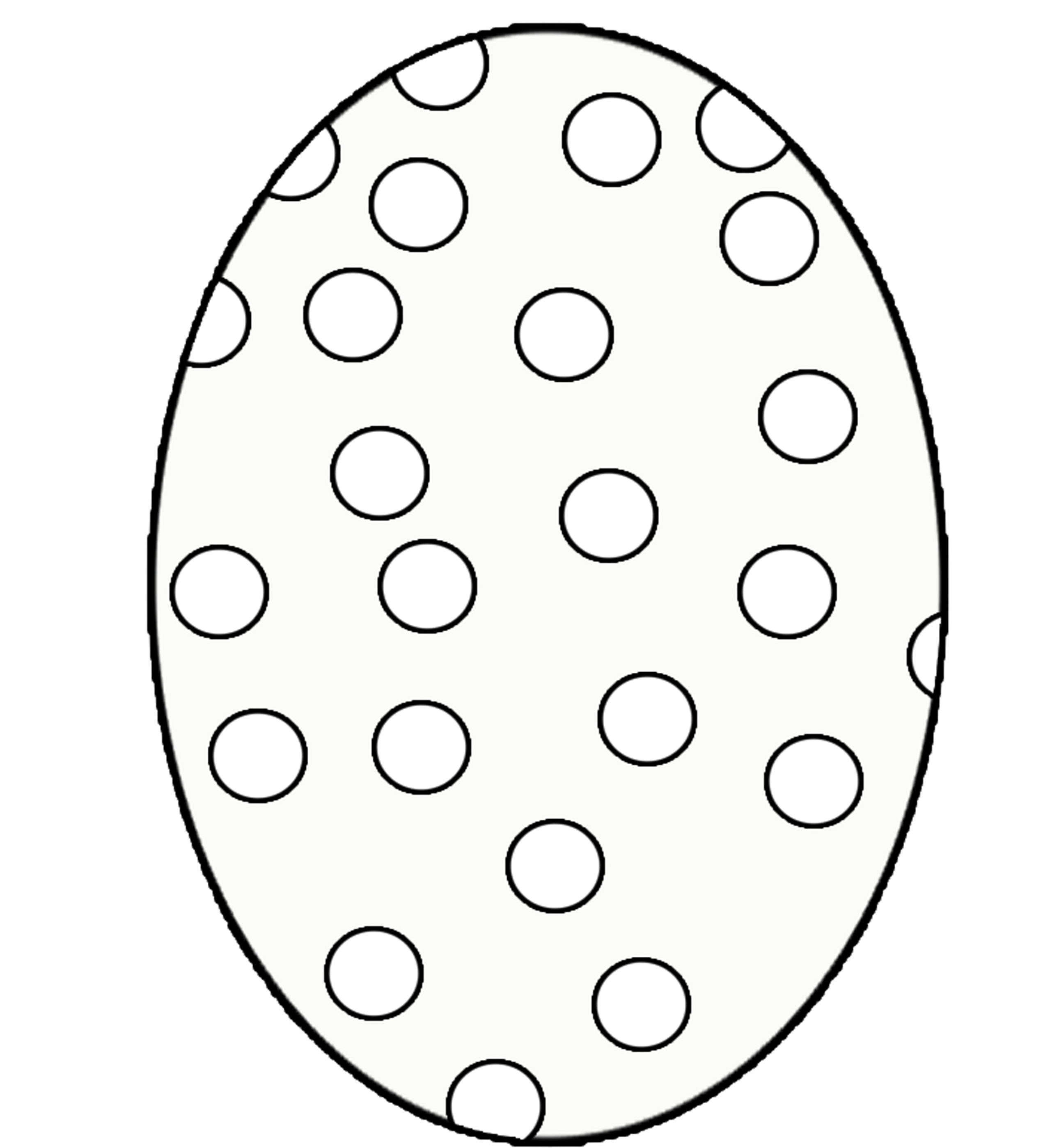 Free Printable Easter Egg Coloring Pictures