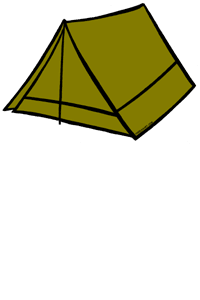 Free LDS Scout Tent Clipart