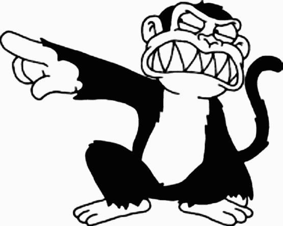 Family Guy Sticker Evil Monkey 2, Family Guy cartoon decal, Family ...