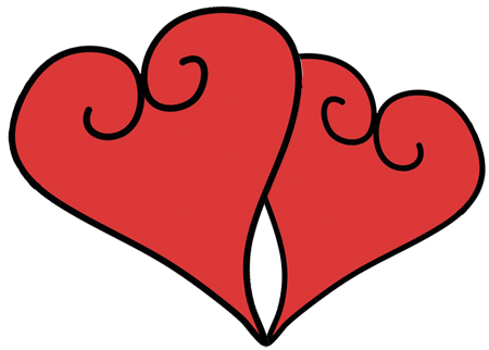 Clipart Heart Love Wedding,Echo's Free Heart Clipart for Arts ...