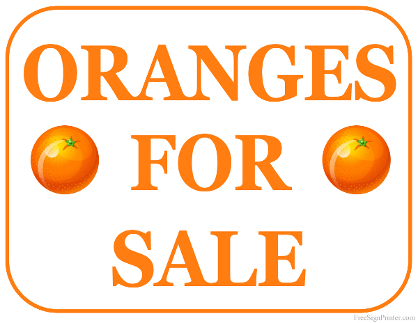 Printable Produce For Sale Signs - Fruit and Vegetable Signs