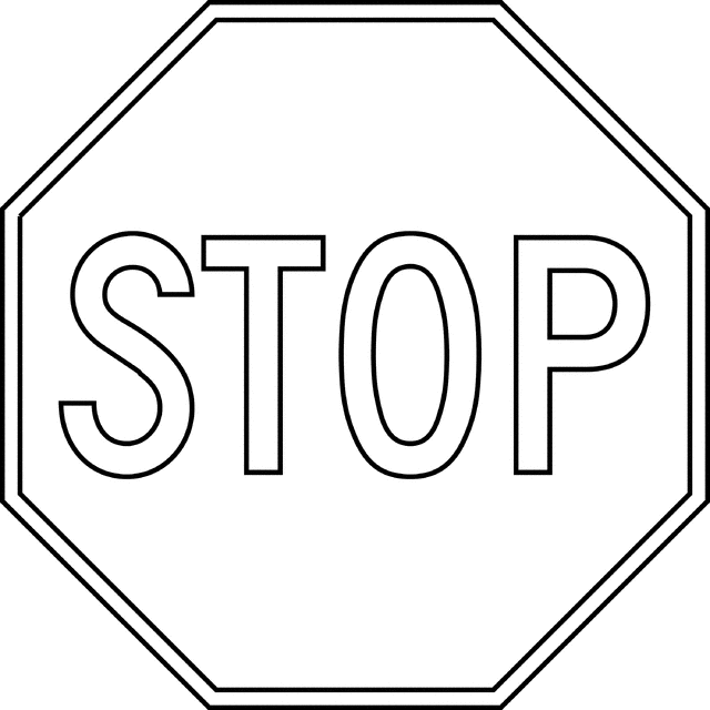 Free Stop Sign Clip Art