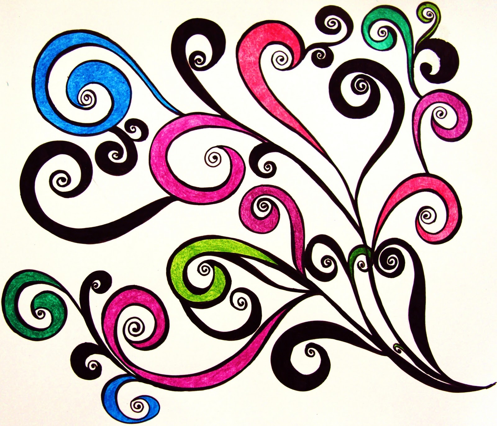 Stencil Swirl Designs - ClipArt Best