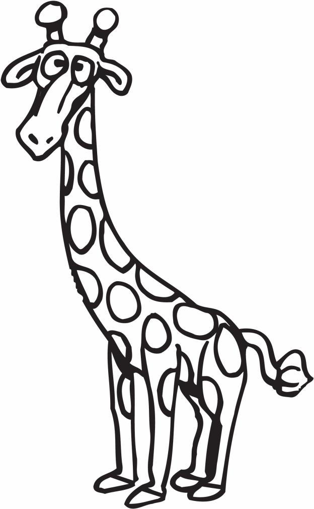Color Of Giraffe - AZ Coloring Pages