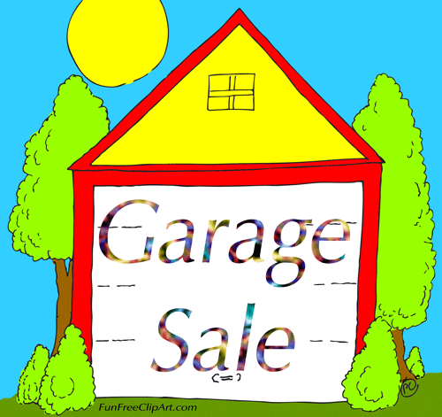 Garage Sale Sign - Fun free Clip Art | FunFreeClipArt.