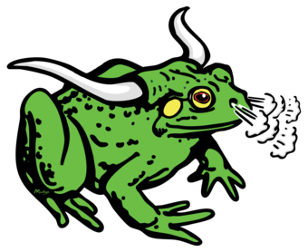 Cartoon Bullfrog