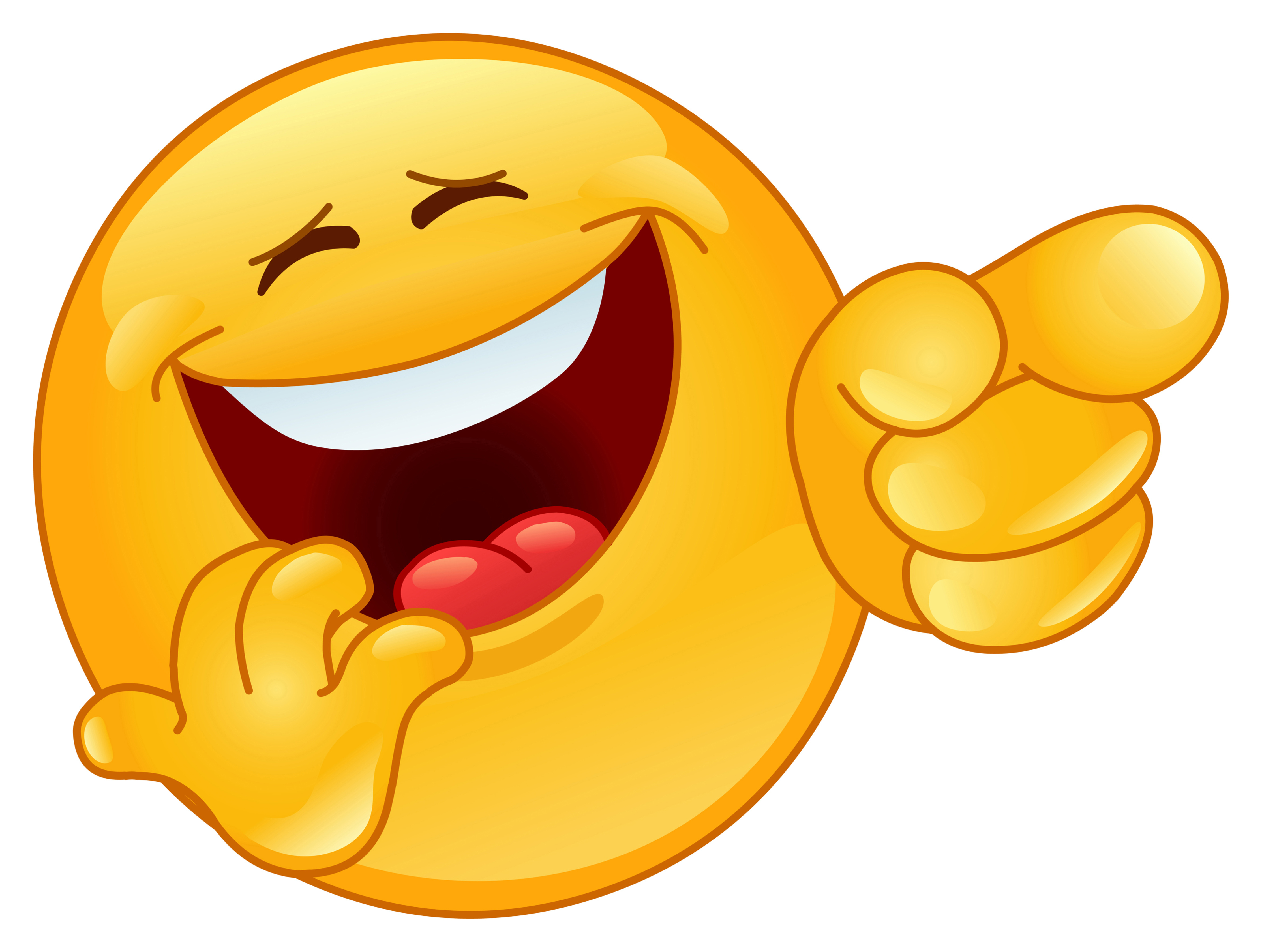 Funny Laughing Cartoon Face