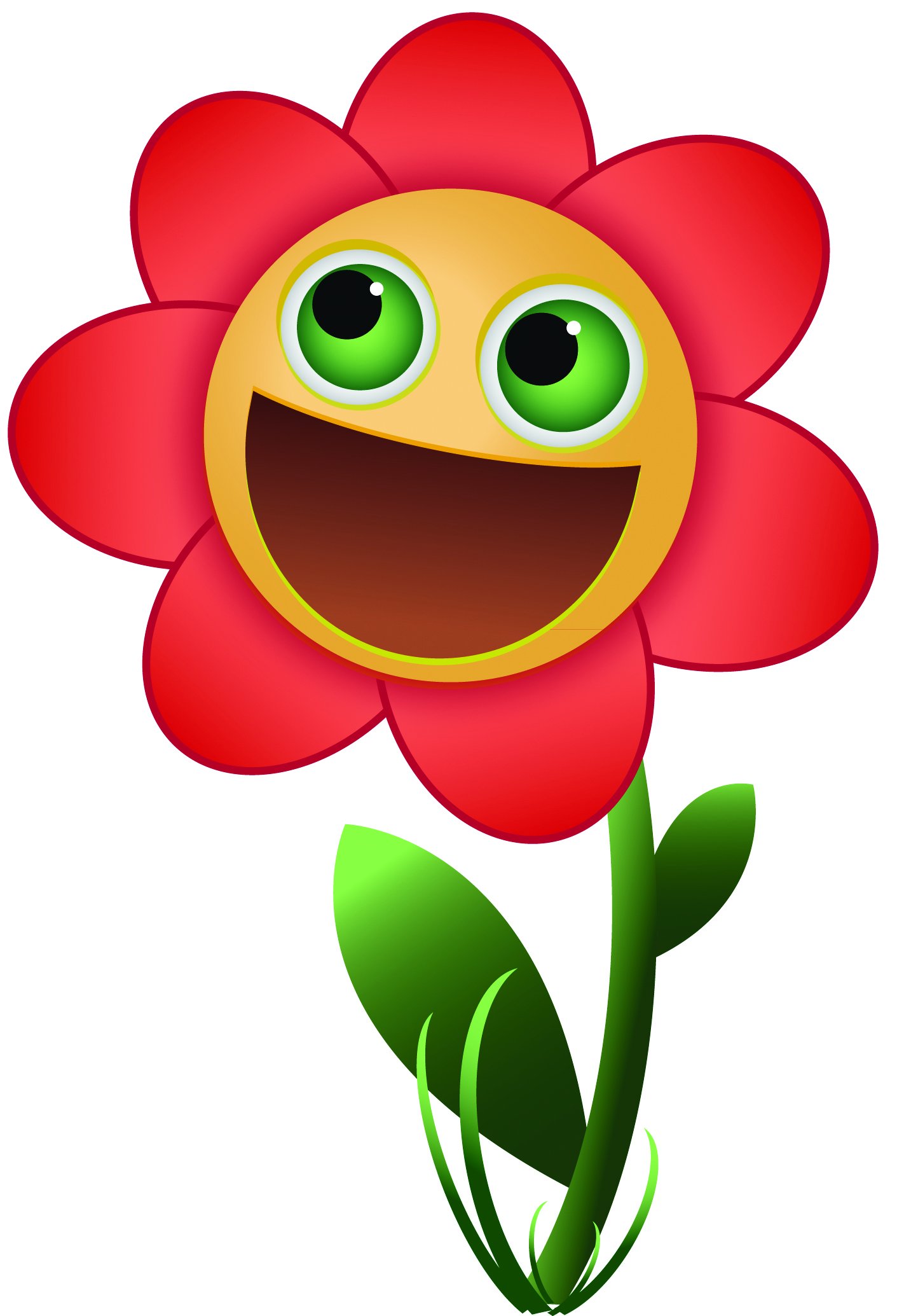 free smiling flower clipart - photo #23