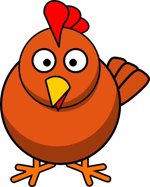 Chicken Cartoon Clip Art - vector clip art online ...