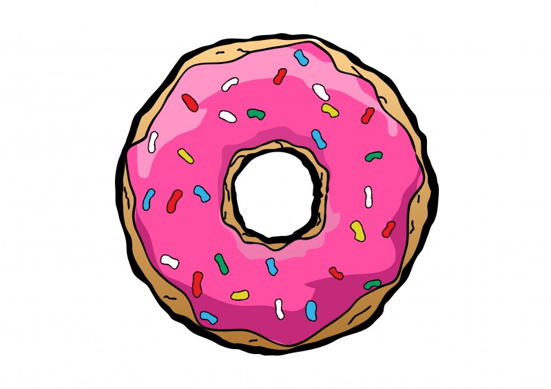 Free vector donut drawing -download free vector