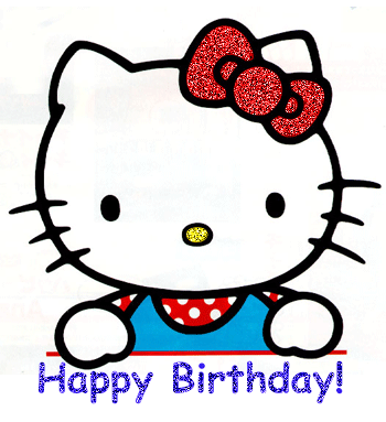 Happy Birthday Hello Kitty GIF