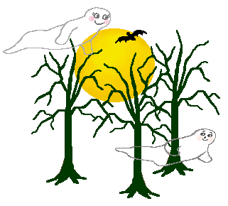 908 views Ghosts and Tree Scenes - Free Ghosts and Tree Scenes - Halloween ...