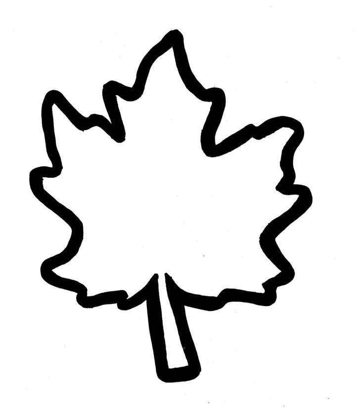 Best Photos of Oak Leaf Template - Oak Leaf Outline Clip Art ...
