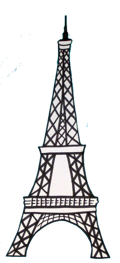 How To Draw Simple Eiffel Tower - ClipArt Best