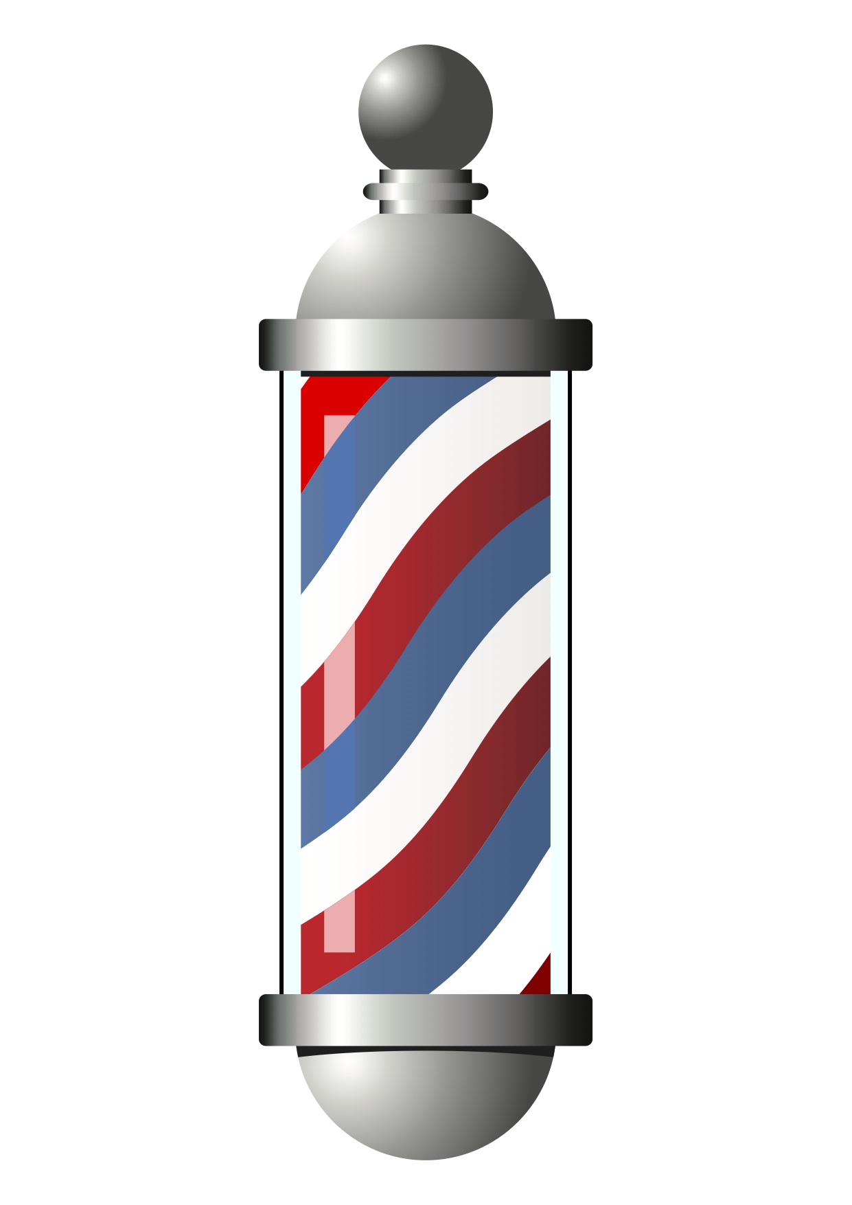 Barber Shop Pole | Free Download Clip Art | Free Clip Art | on ...