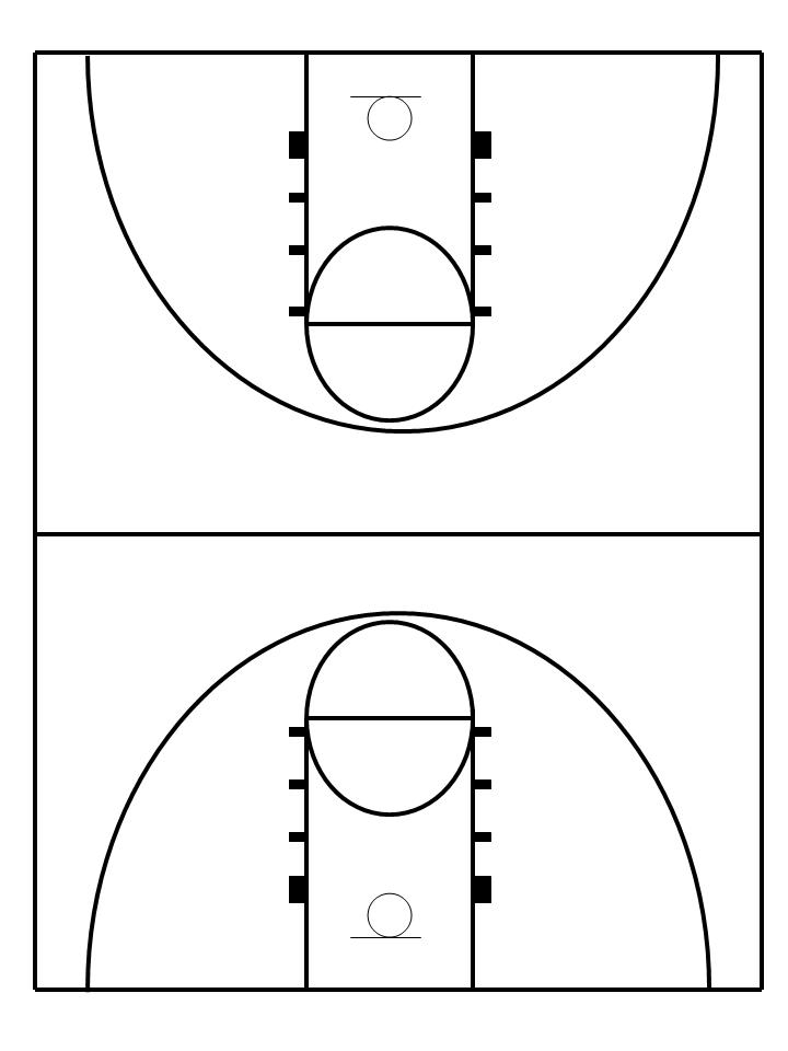 Basketball Line Art