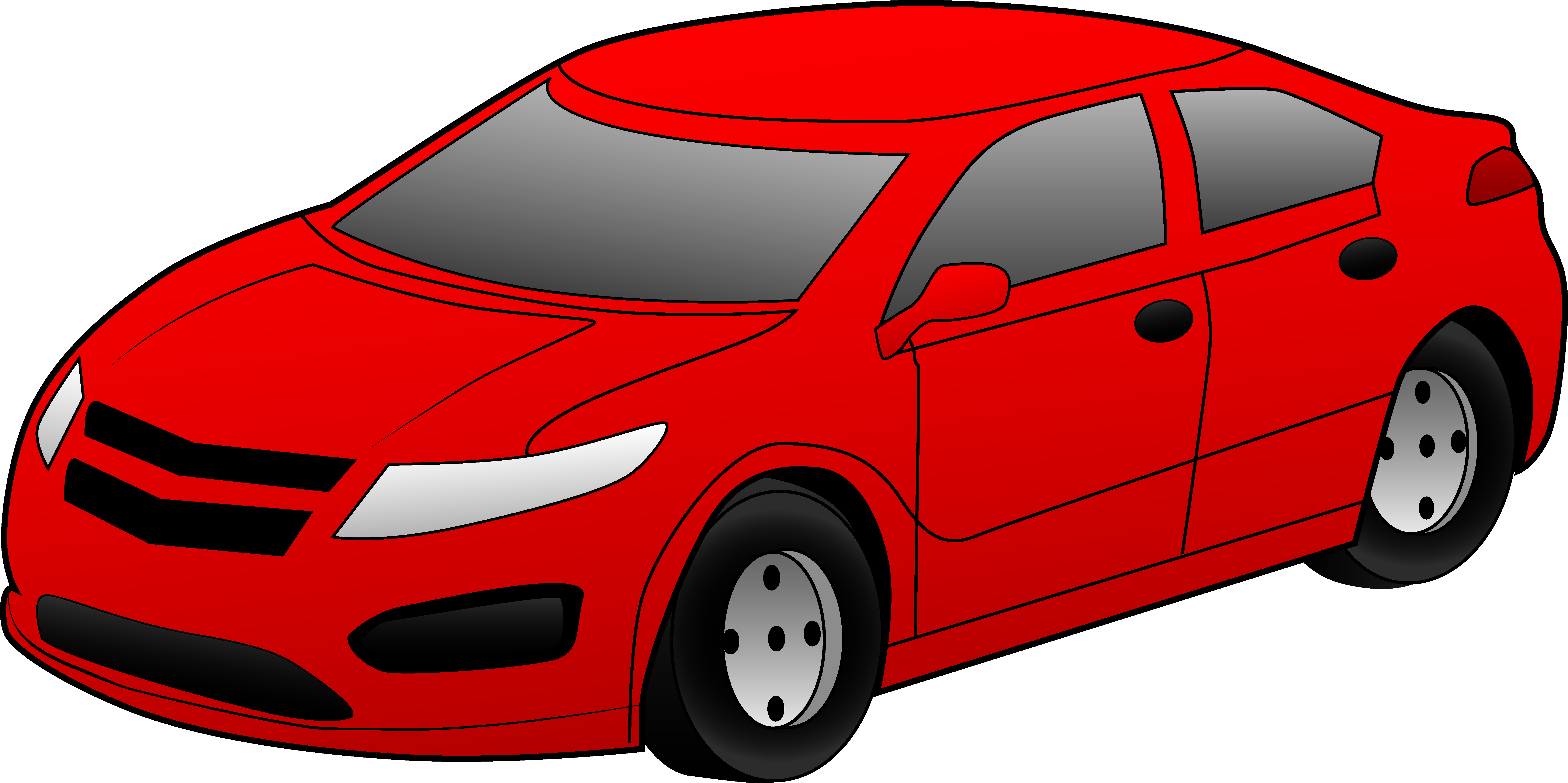 Red Sports Car Clipart - Free Clipart Images