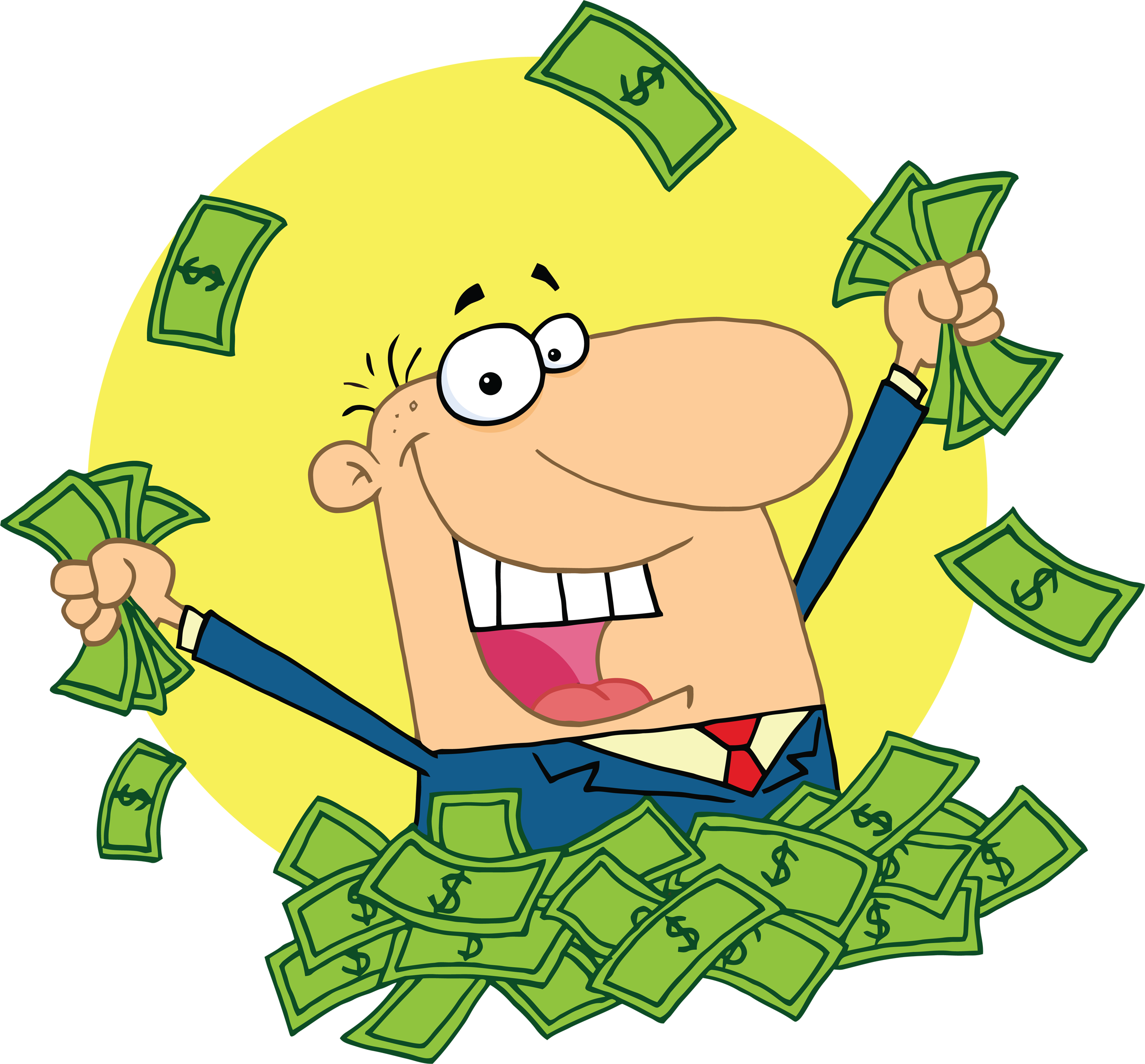 pile of money clipart free - photo #35