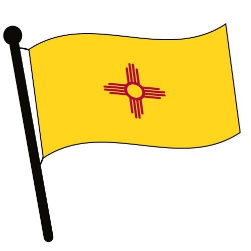 New Mexico Flag Clipart