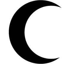 Crescent moon clip art