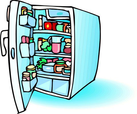 Cartoon refrigerator clipart