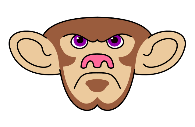 Angry monkey by dracos on DeviantArt
