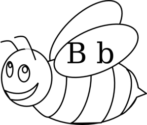 Bumble Bee Outline Clip Art - vector clip art online ...