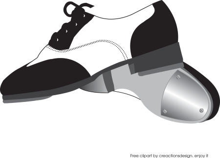 Tap Dance Shoes Clipart