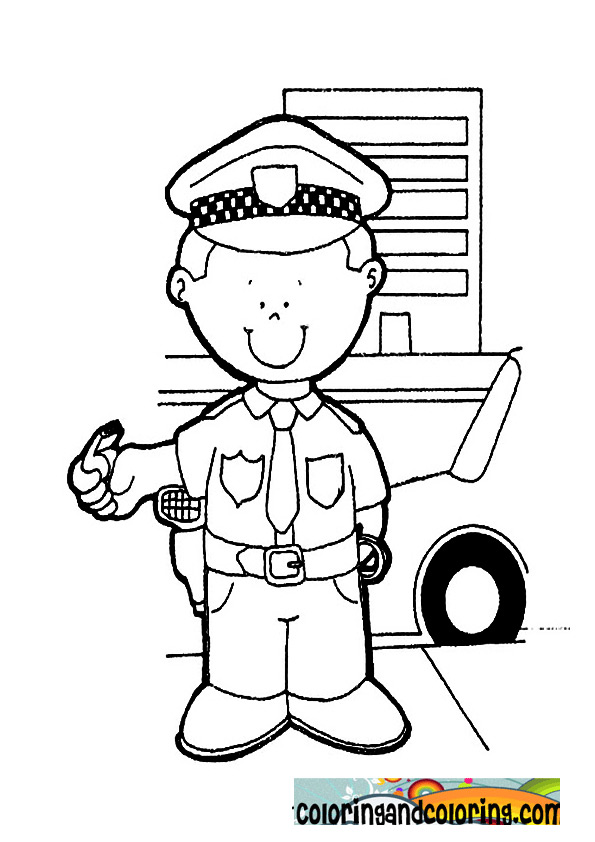 Policeman Coloring Pages - oxfordco.biz