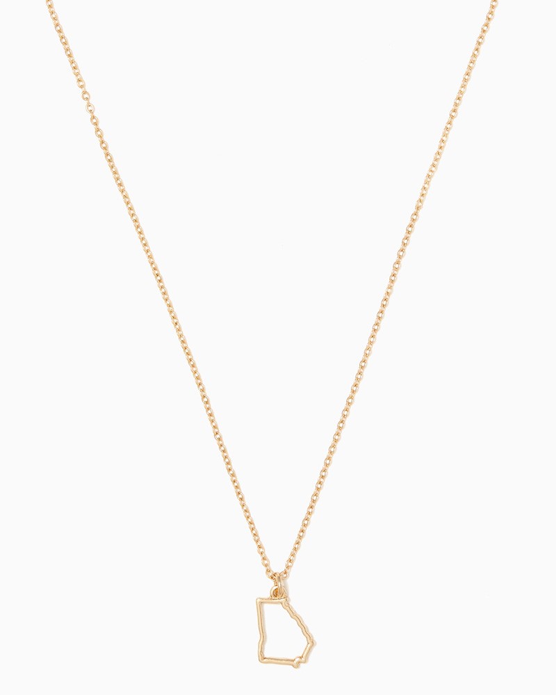 Georgia State Outline Necklace | Charming Charlie