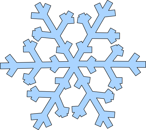 clipart of a snowflake - photo #35