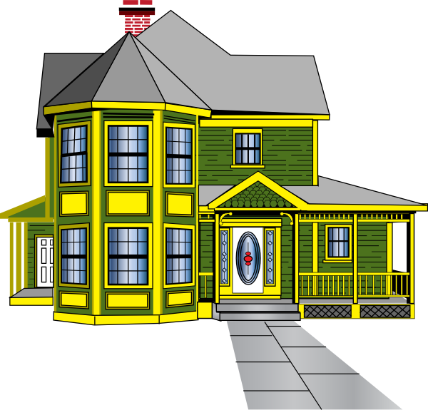 Gingerbread House clip art - vector clip art online, royalty free ...
