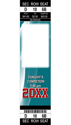 sports tickets template