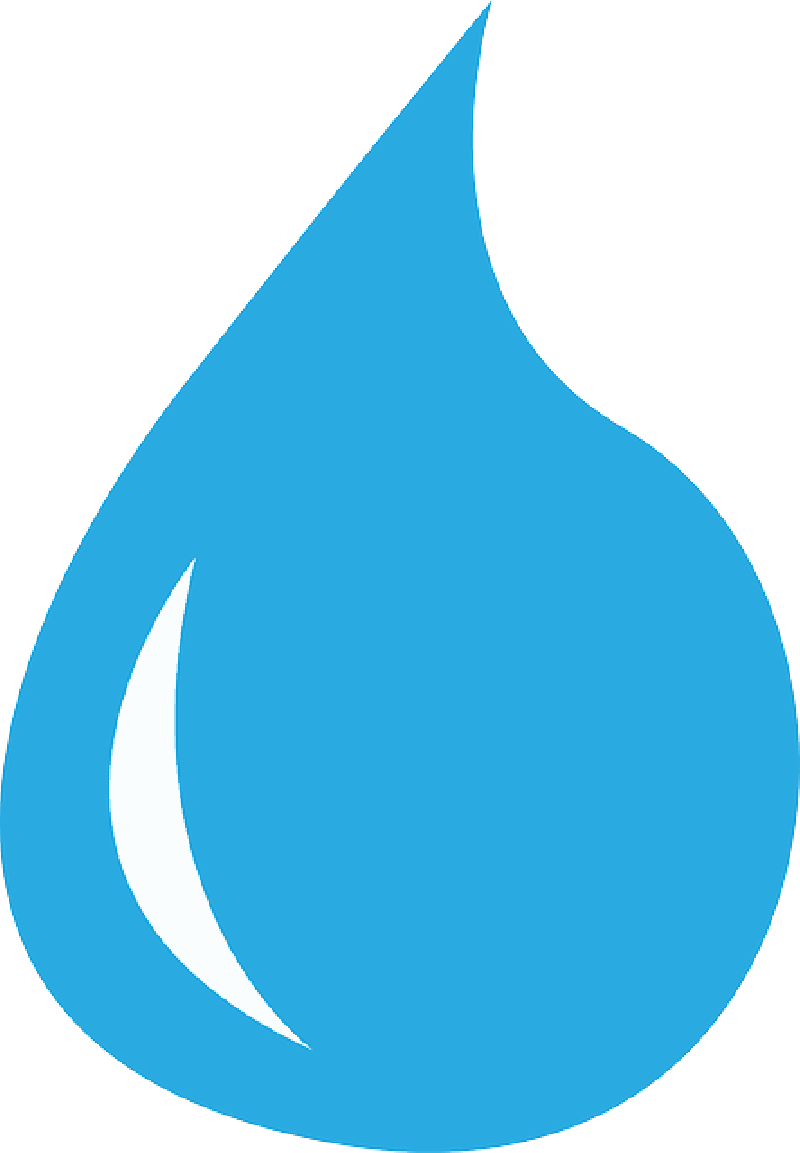 Water teardrop clipart transparent