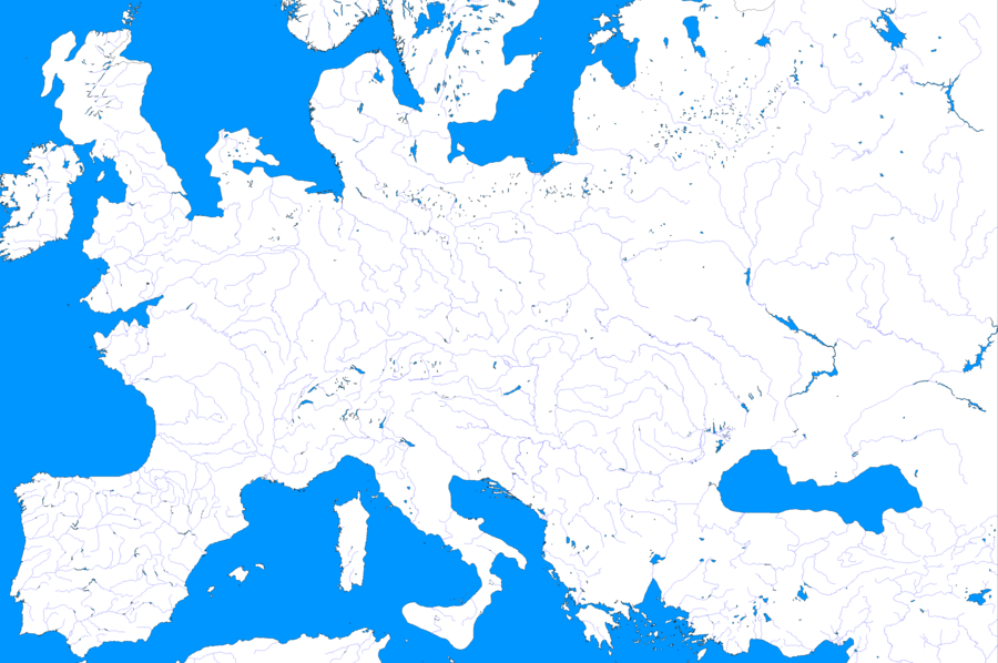 Europe Ice Age Template Map by zalezsky on DeviantArt