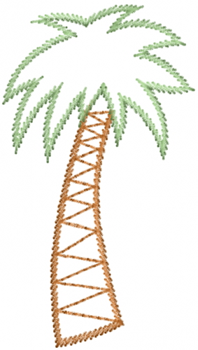 Palm Trees Outline - ClipArt Best
