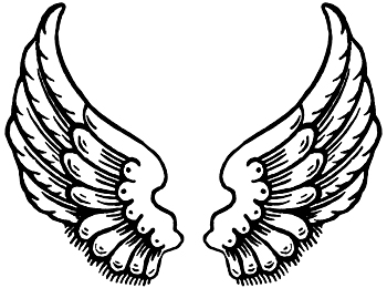 Drawings Of Angel Wings | Free Download Clip Art | Free Clip Art ...