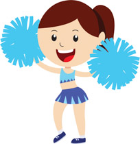 Free Cheerleading Clipart - Clip Art Pictures - Graphics ...