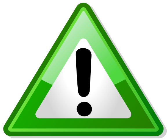 File - Warning triangle green.png | Roller Coaster Wiki | Fandom ...