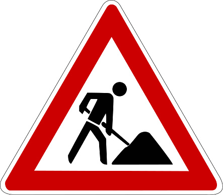 Men At Work Sign Pictures, Images and Stock Photos