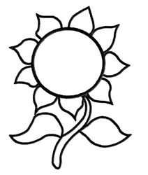Printable Sunflower Pattern Flower - ClipArt Best
