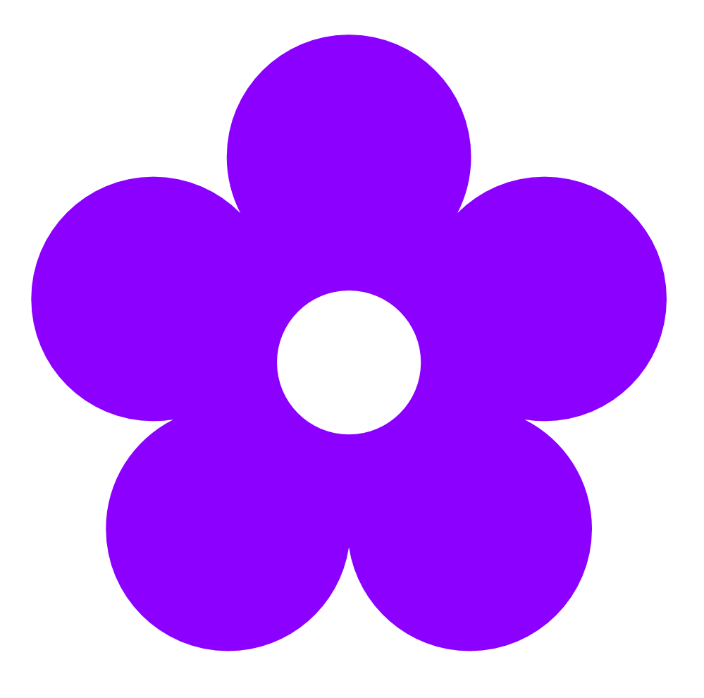 66 Violet Flower Clipart | Clipart Fans