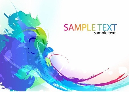Abstract Colorful Paint Ink Splashes Background, Cliparts - Clipart.me