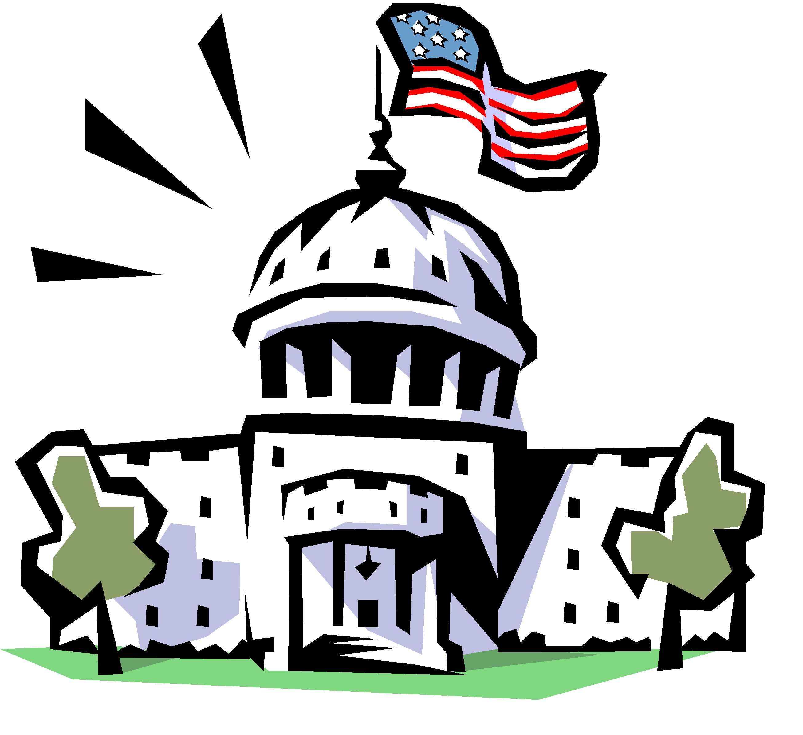 House of representatives and senate clipart drawing