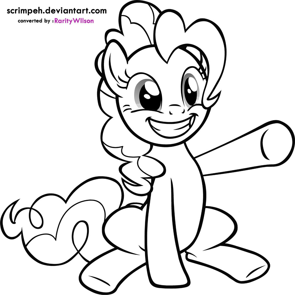 pinkie lili coloring pages - photo #3