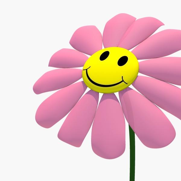 Smiley Flower Clipart