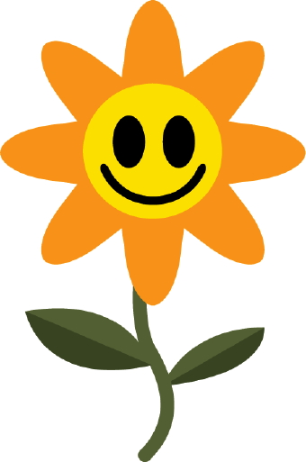 Free Smiley Face Flower Clipart Image - 11947, Flower Clip Art ...