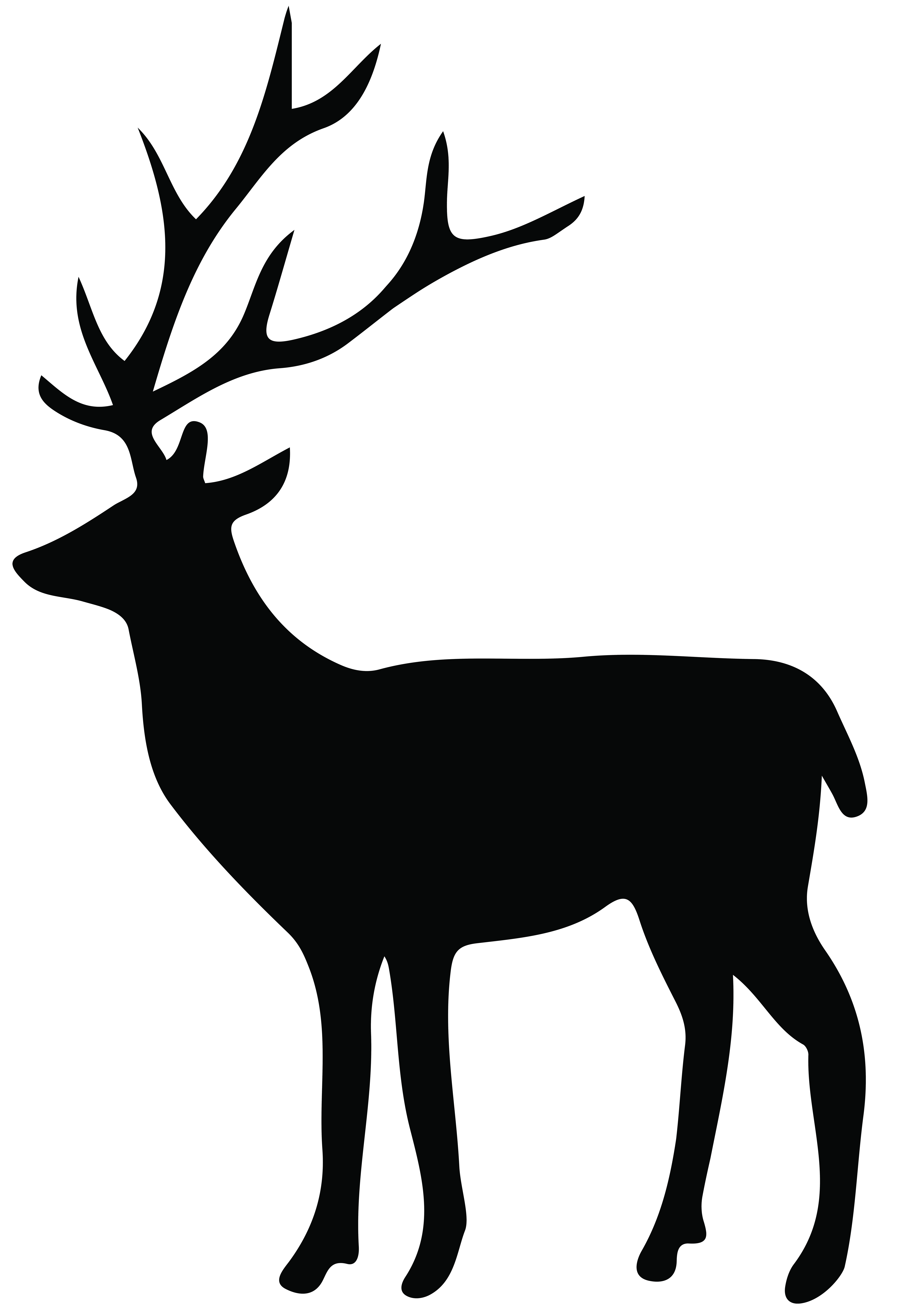 Deer Silhouette Clip Art - ClipArt Best