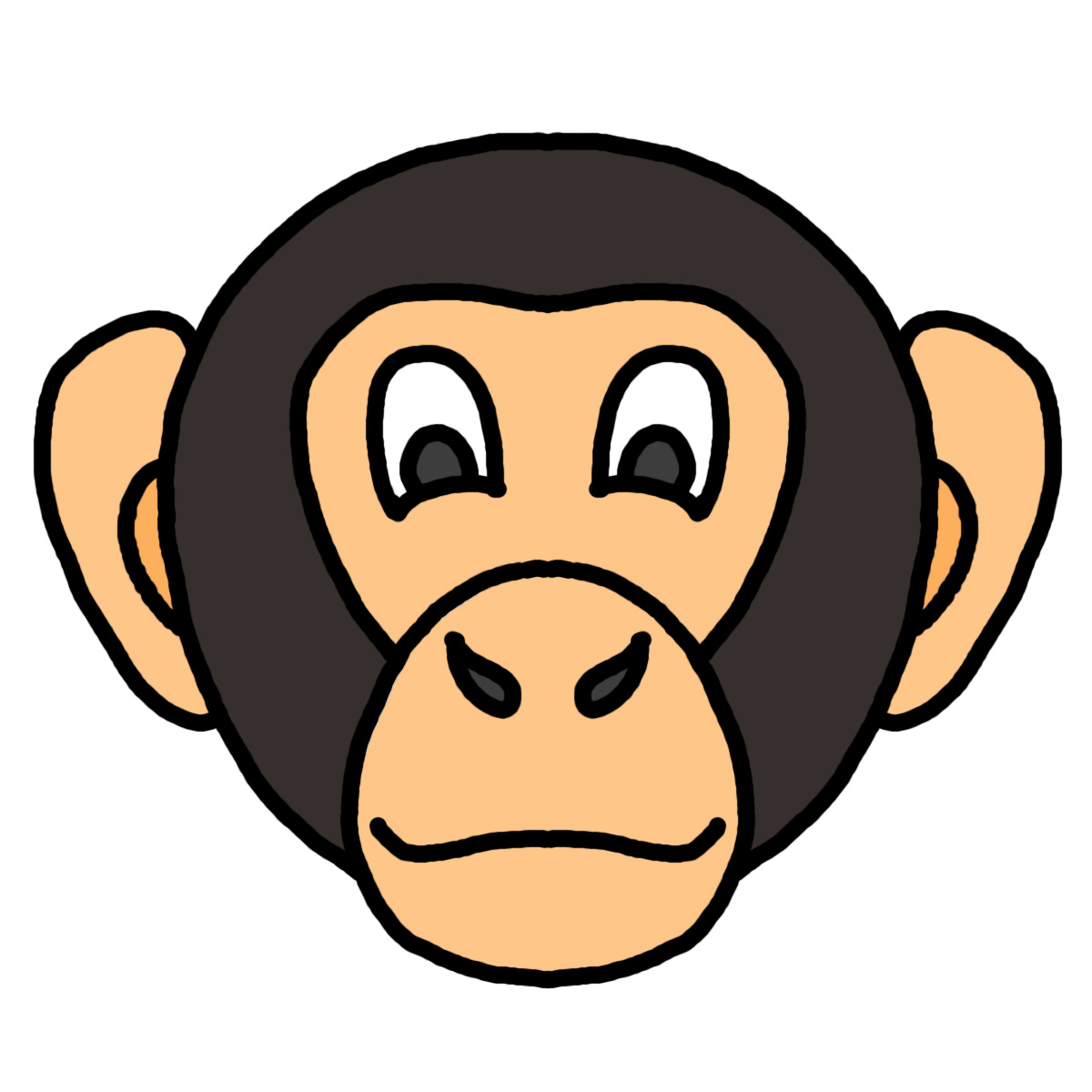 Monkey Face Clipart | Free Download Clip Art | Free Clip Art | on ...