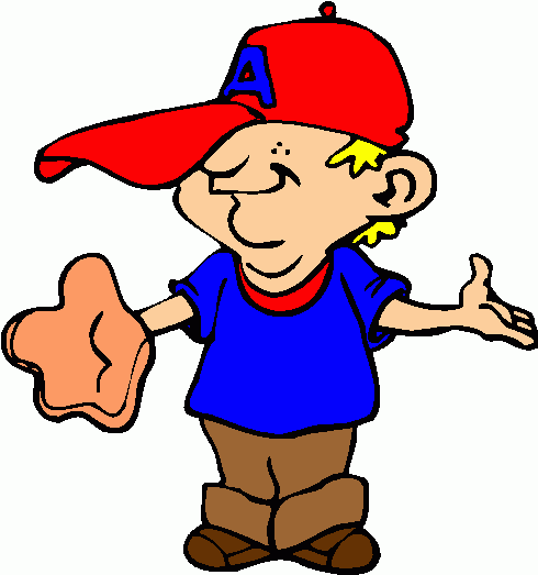 Cartoon Baseball Player Clipart